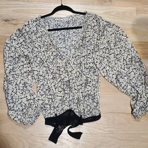 Free people floral top bodysuit